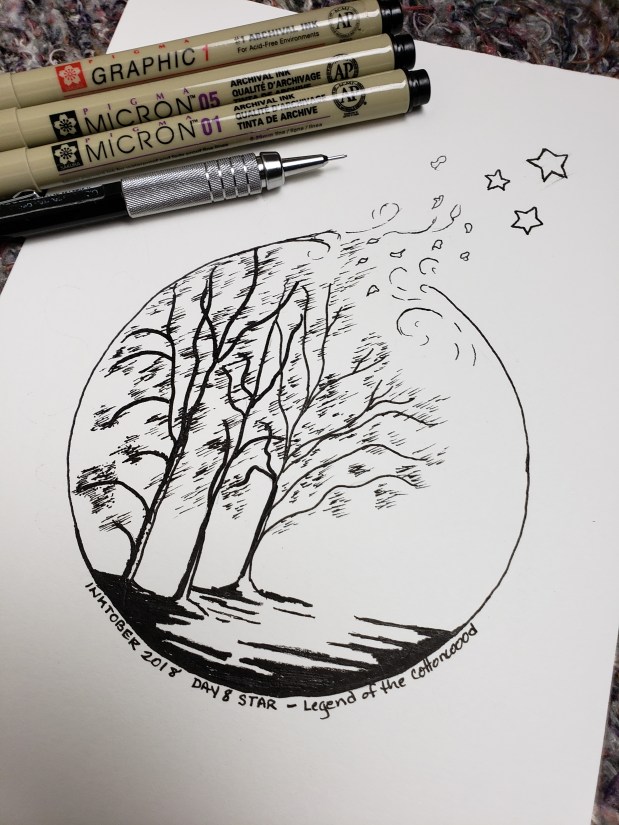 Inktober Week 2 – Stars&nbsp;Legend